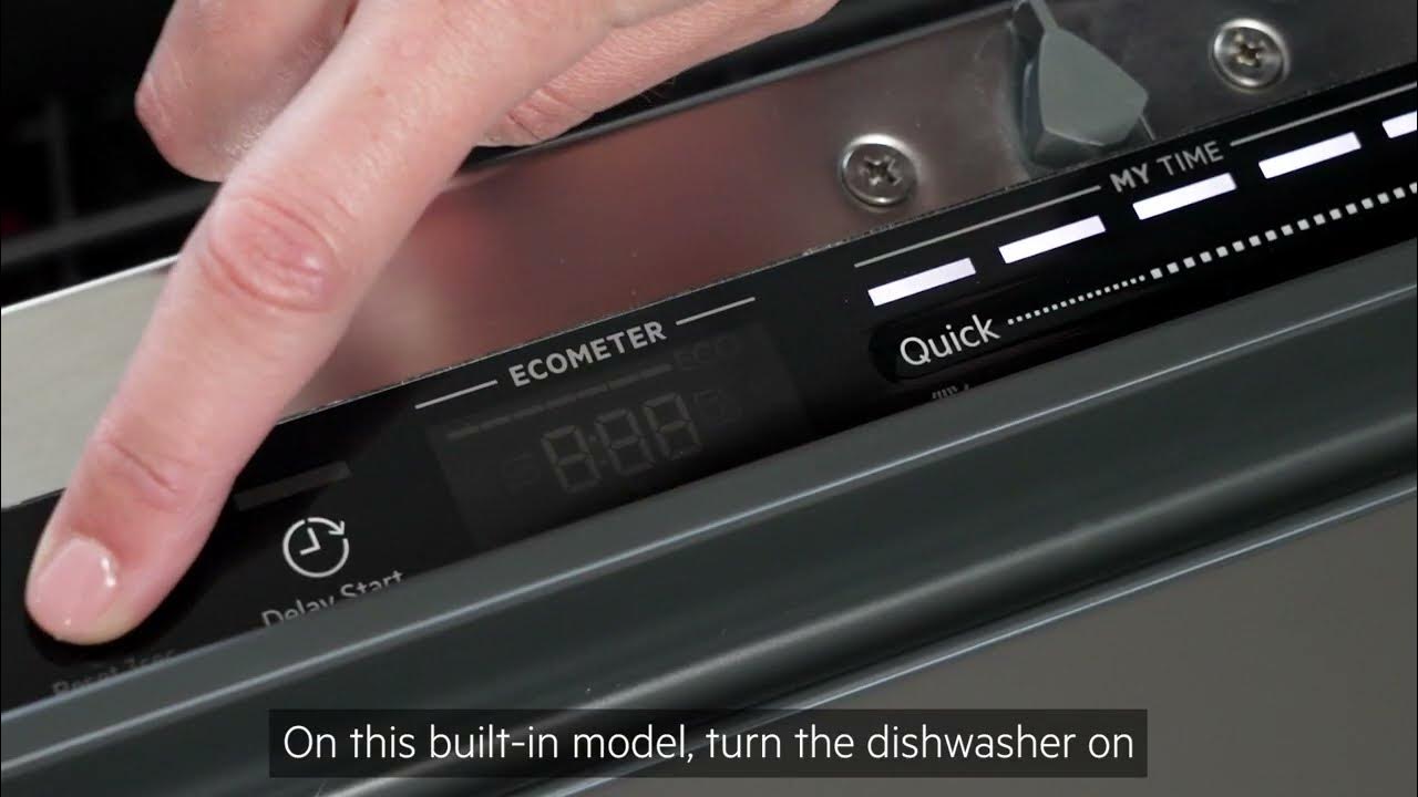 How to prepare for first use on your new dishwasher | AEG - YouTube