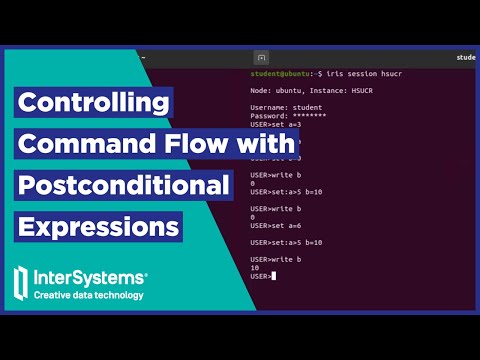 Controlling Command Flow with Postconditional Expressions