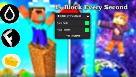 Roblox 1+ Blocks every second script fluxus Hydrogen