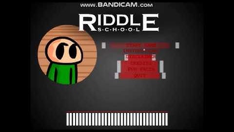 Riddle School All Games Full Play-through [No Commentary]