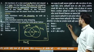 All members of a club went to Mumbai and stayed in a hotel. | CSAT 2019 | Sunya IAS | UPSC PRELIMS