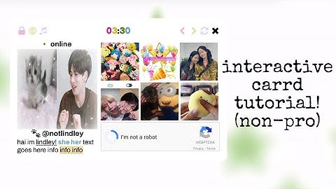 tutorial on this interactive non-pro carrd! - © owner