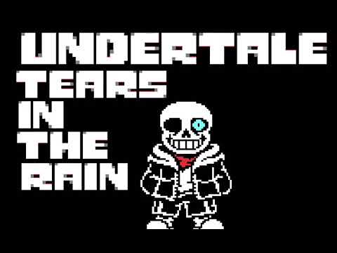 Glitchtale tears in the rain sans