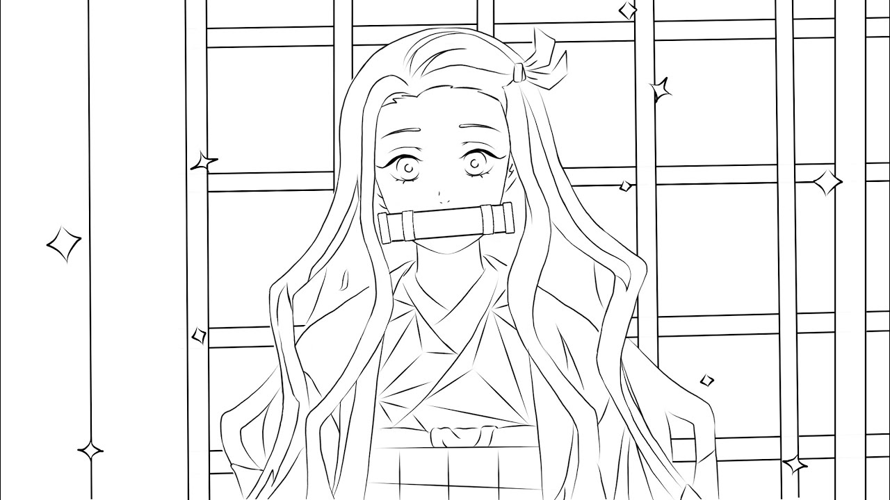 Как нарисовать незуко в полный рост