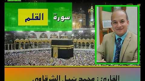 المصحف المرتل | سورة القلم بصوت القارئ محمد نبيل الشرقاوي