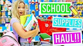 Back to School Supplies Haul 2017! Alisha Marie