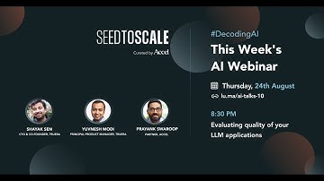 Evaluating the quality of your LLM applications with Shayak and Yuvnesh from TruLens | Decoding AI