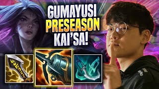 GUMAYUSI TRIES KAI'SA IN THE NEW PRESEASON! - T1 Gumayusi Plays Kai'sa ADC vs Ezreal!