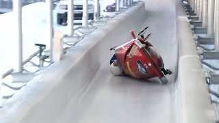 The Italian women's team makes their debut in bobsleigh