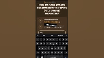 How To Make $10,000 per Month With Typing (FULL GUIDE) | MemeGirls | memefi | #memefi #shorts