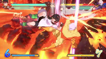 DBFZ Season 3 Videl-san new mix-up justice combination cancel loop 82 hits