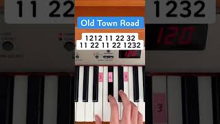 Old Town Road (Piano Tutorial) #TikTok screenshot 1