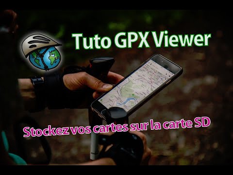 Tuto GPX viewer Pro - stocker les cartes sur la carte SD et importer un parcours depuis Openrunner