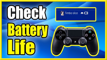How to Check PS4 Controller Battery life on PS4 Console (Save Battery Life)