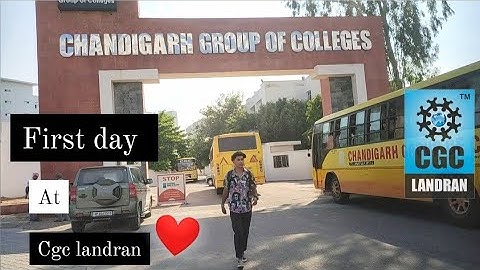 First Day At Cgc Landran 😍 / Orientation Day ❤/Punjab /
