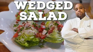 Wedged Salad Recipe with Ceasars Vinegarette | How to make a simple Wedge Salad
