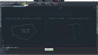 GEOsCAD2 - Subdivision / Divide Lot Area
