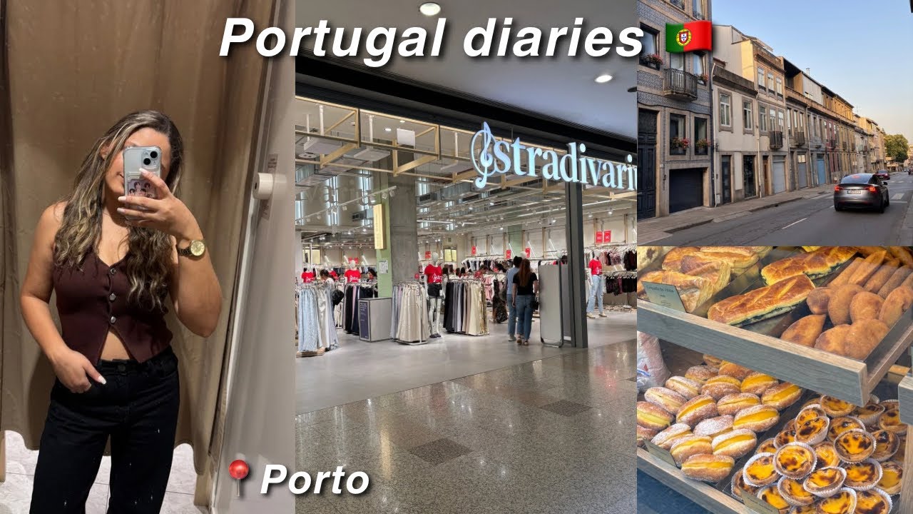 Primeiros dias morando em portugal🇵🇹|compras no shopping & mercado