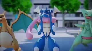 Mmd Pokémon Greninja And Charizard And Sceptile