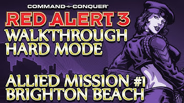 Ⓦ Command and Conquer: Red Alert 3 Walkthrough ▪ Hard - Allied Mission 1 ▪ Brighton Beach