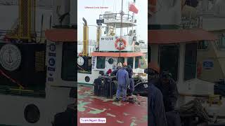 Maintenance Crane Barge #chipping #grinding #painting #craneoperator #marinoph #asmrsound