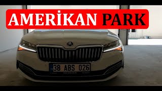 Skoda Superb 3 Amerikan Park | turn signal as parking light | Gizli Özellik Açma | us parking style