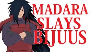 MADARA SLAYS BIJUU (Funny Mod Glitch) (NUNS3 PC)