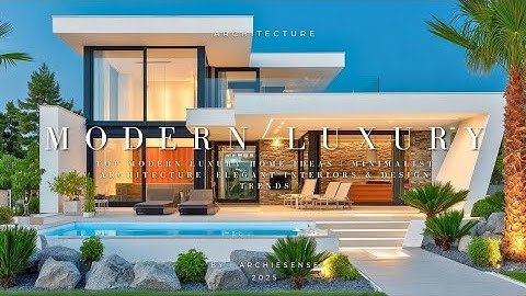 Moderne luxe architectuur | Verbluffend minimalistisch woningontwerp en interieurinspiratie