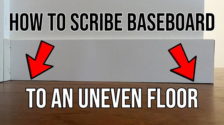 How To Scribe Baseboard To An Uneven Floor! Carpentry Tips & Tricks!