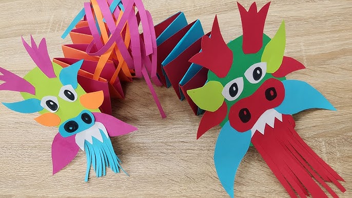 How To Make a Dragon Craft For Kids - Crafts With Lisa