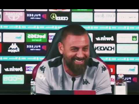 Video DE ROSSI PRE GENOA NAPOLI. PARLA DI ALLEGRI E DEGLI ARBITRI