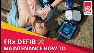 How to maintain your Philips FRx Defibrillator