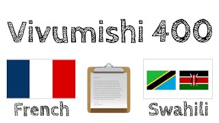 Vivumishi muhimu 400 - Kifaransa + Kiswahili