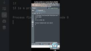 Java Program to Check Whether a Number is PrimeorNot #coding #primenumber #learnwithrehan #learnjava
