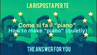 Gianluca Terranova - “COME SI FA IL PIANO ” La risposta per te - (sub English) How to make “piano”