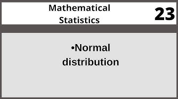 Mathematical Statistics Sta365 Lecture 23