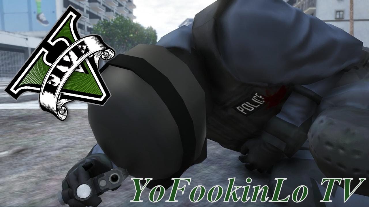 Dramatic Police Death Scene on GTA V!