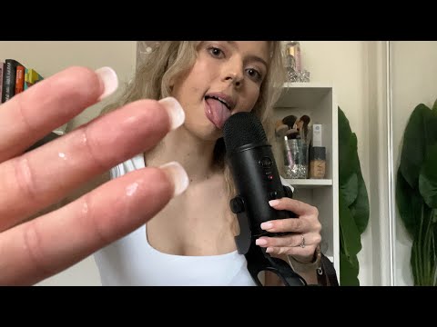 ASMR| Over 30 Minutes of Foggy/ Wet Lens Licking+ Spit Painting