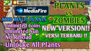 Plants VS Zombies Mod Hack Apk Multi Plants 0 Sun No Reload