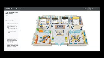 Testout | Network + | 2.3.8 Lab: Connect Patch Panel Cables 1