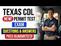 2026 Texas CDL Permit Test Questions and Answers | Pass Your Exam on the First Try