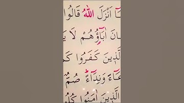 سورة البقرة الأية 170 إلى 171 القارئ مشاري راشد العفاسي
