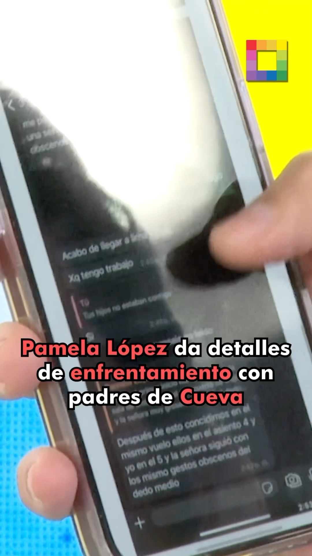 Pamela López da detalles del enfrentamiento con los padres de Cueva. #AmorYFuego #PamelaLópez #Cueva