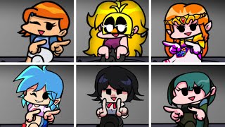 FNF Best Girl But Every Time is Girlfriend Turn a Different Skin Mod Is Used