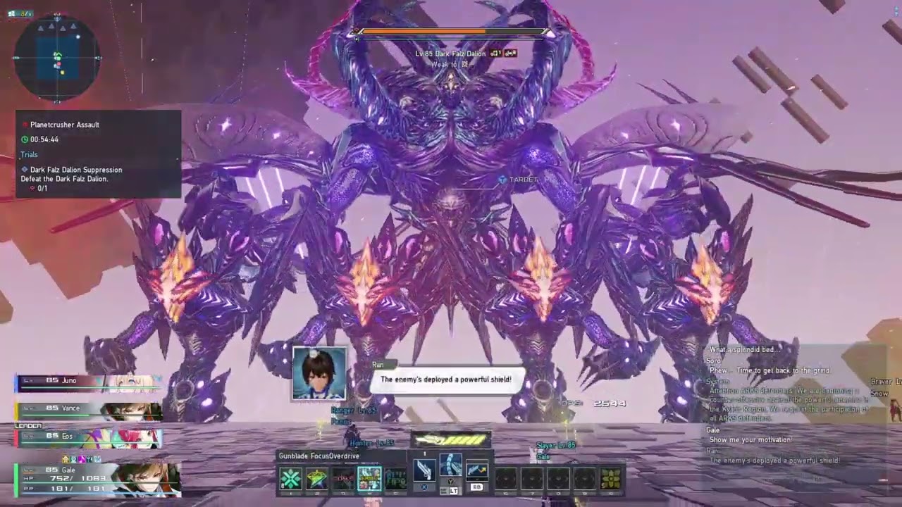 PSO2 NGS UQ Planetcrusher Assault SL/FI POV