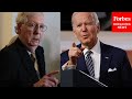 'Clearly Has Not Happened': McConnell Blasts Biden Promise To 'Shut Down' COVID-19