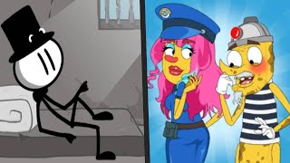 PRISON BREAK: STICK STORY vs SAVE STICKMAN: ESCAPE - All Levels New UPDATE Double Gameplay ios screenshot 3