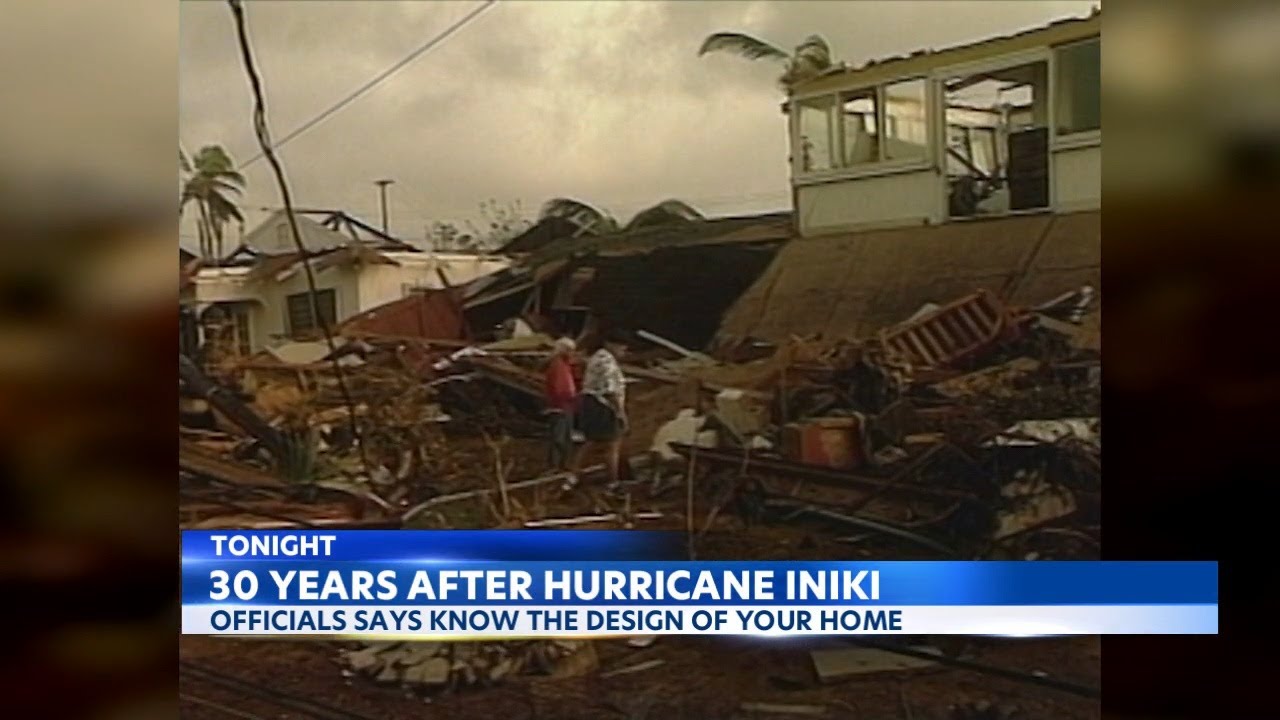 Damage from Hurricane Iniki remains on Kauai 30 years later YouTube