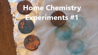 Chemistry Experiment to try at home - Copper patina