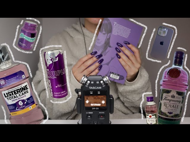 ASMR Purple Sound Assortment (No Talking)